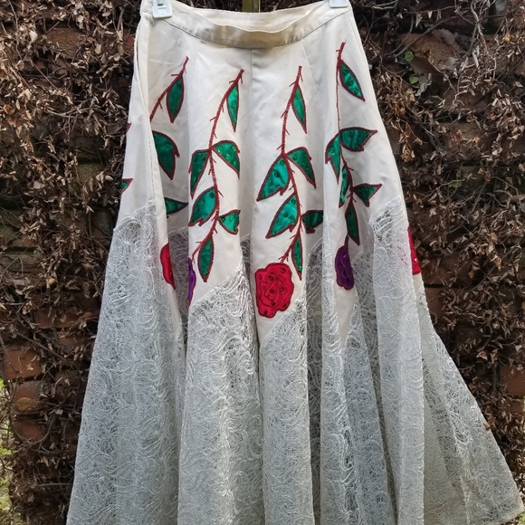 Vintage Victor Camarena Mexicana Skirt XS - Picture 2 of 7